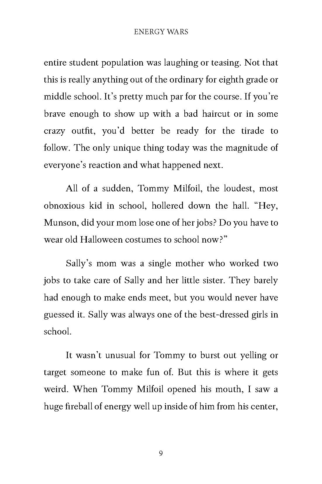 NEW! Energy Wars: The Awakening- The Awakening- Award-Winning, Middle School Supernhero Tale of Kindness, Friendship, & Self-Discovery! Myles sees the True Energy of People! (Book 1)