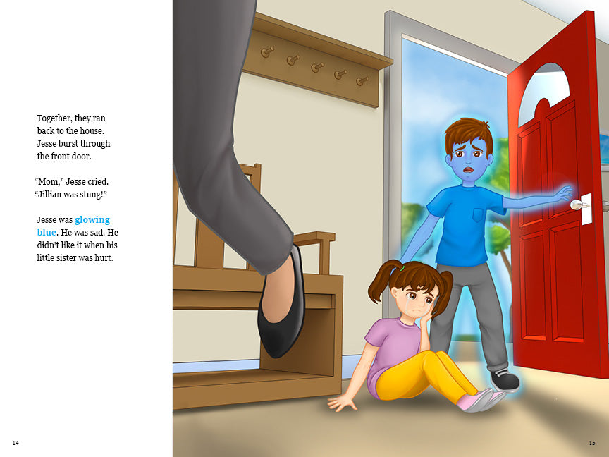 Jesse True Books 1-4- Award-Winning Series Teaching How to Deal with Hard Things and Big Feelings, A Boy Who Changes Color Based on How He Feels