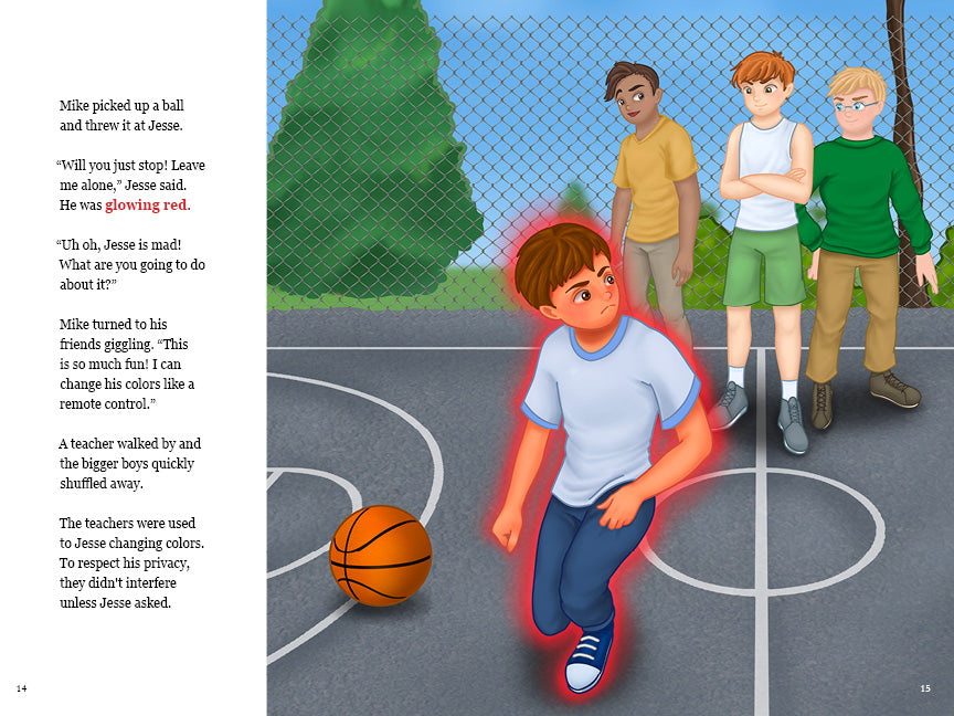 Jesse True Books 1-4- Award-Winning Series Teaching How to Deal with Hard Things and Big Feelings, A Boy Who Changes Color Based on How He Feels