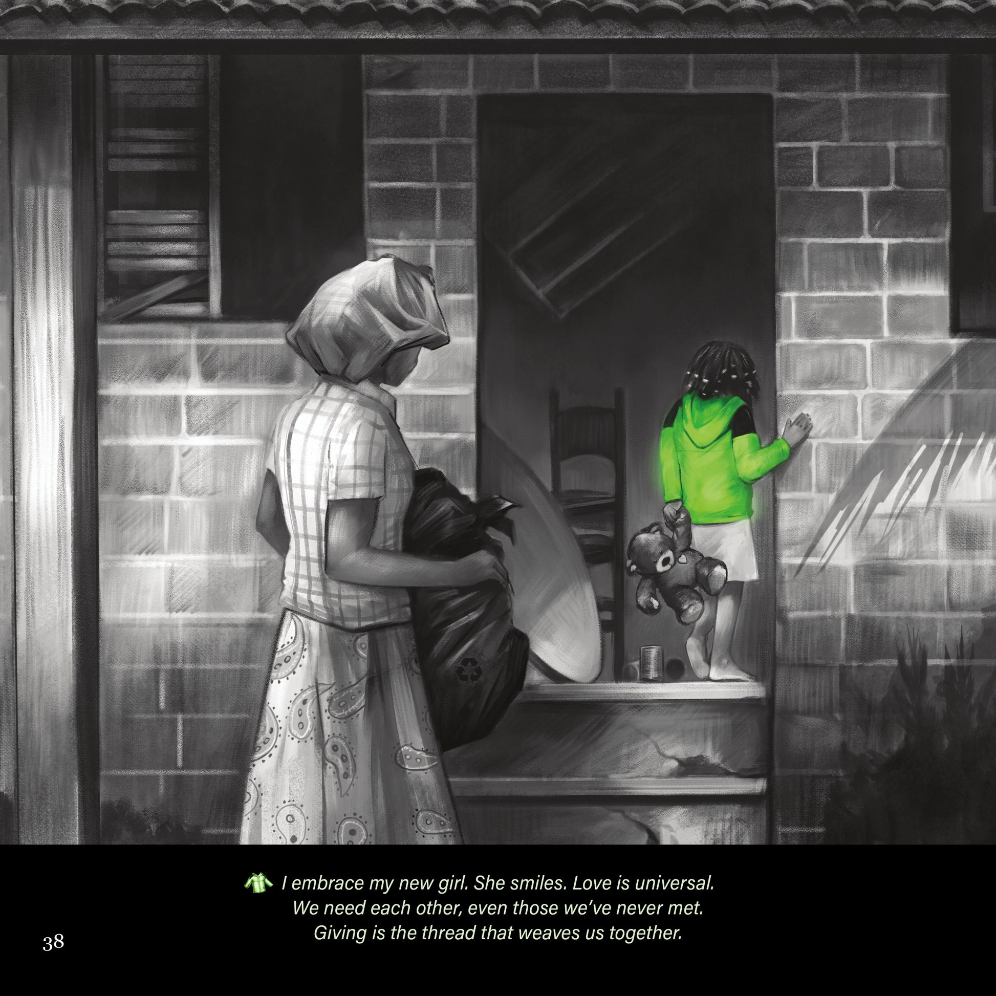 The Little Green Jacket- Award-Winning Story about a Simple Act of Giving Can Change Lives! Donations, Recycling, and Community