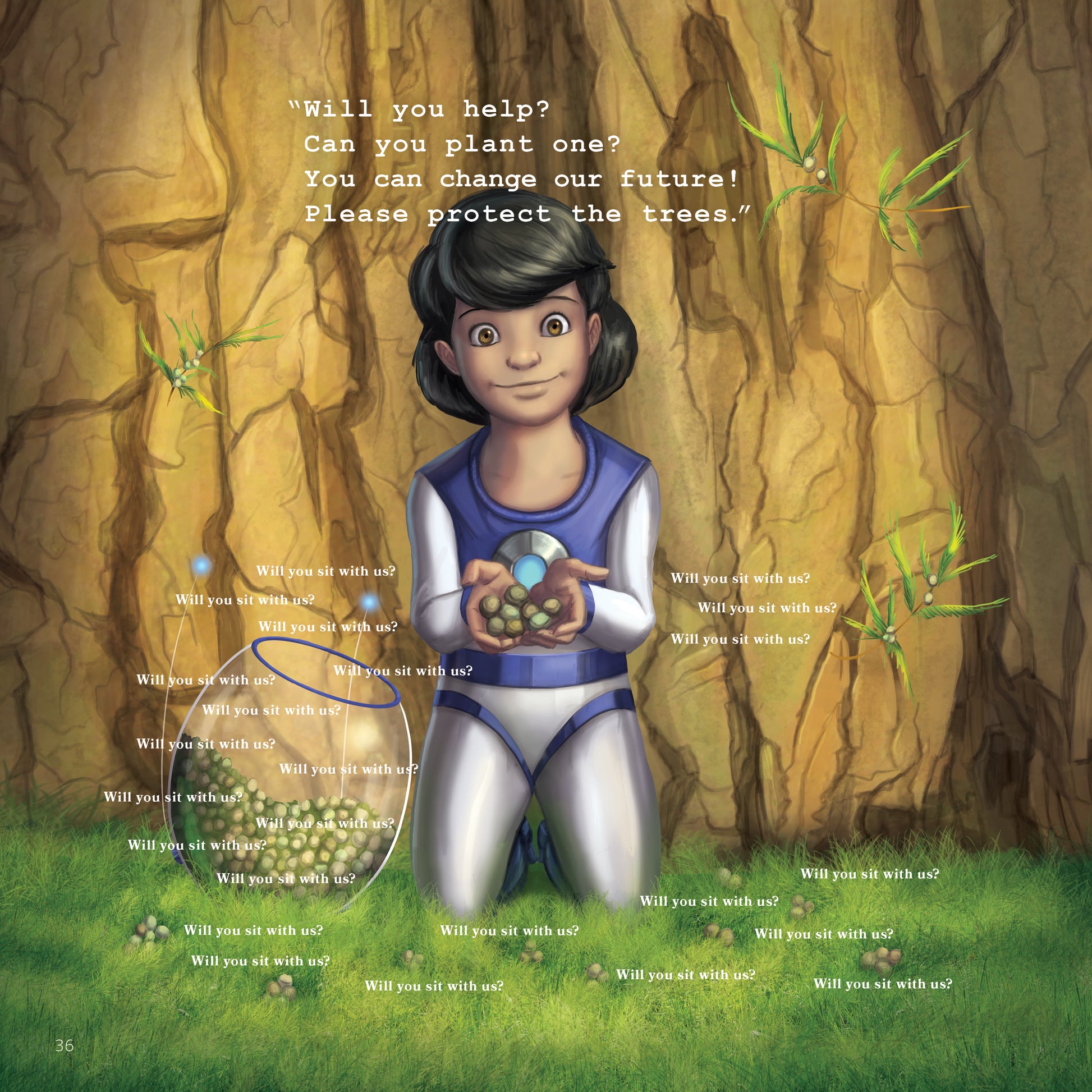 The Seeking Tree- Award-Winning Story that showcases the Beauty of Animals, Nature, and our Earth. A Tree Calls Us to Remember.