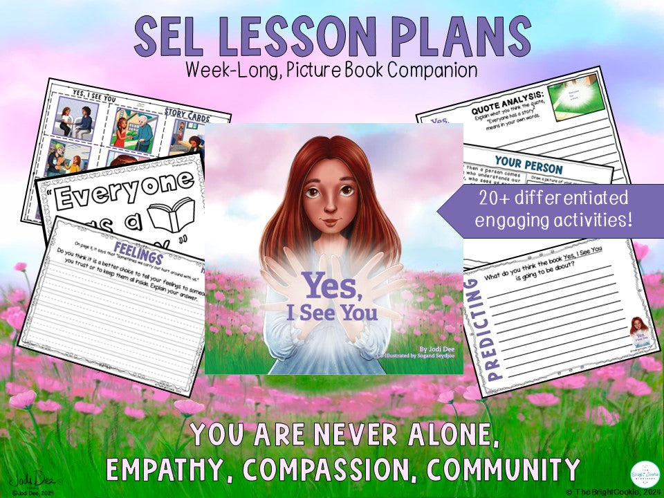 Yes, I See You -Award-Winning Board Book, in Prose that Everyone has a Story and Compassion Heals, Amia is Kind to Everyone She Meets