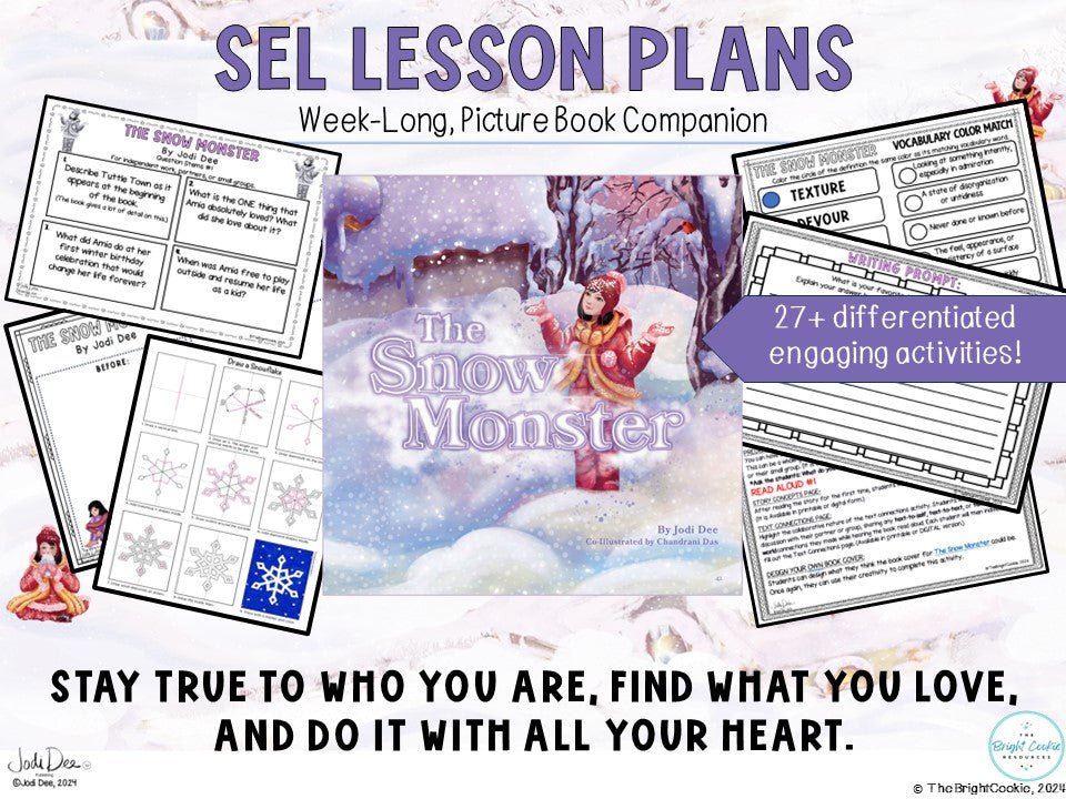 The Snow Monster -Award-Winning Magical Story of a Birthday Wish that Comes True, With a Twist! See how Amia Saves Tuttle Town