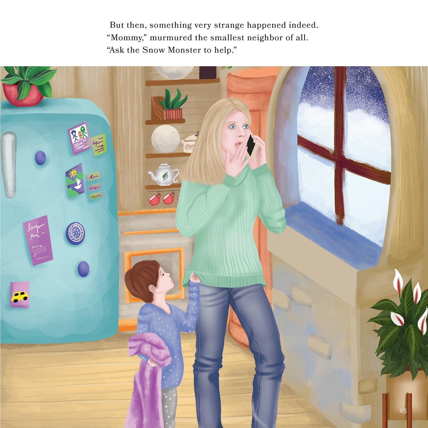 The Snow Monster -Award-Winning Magical Story of a Birthday Wish that Comes True, With a Twist! See how Amia Saves Tuttle Town