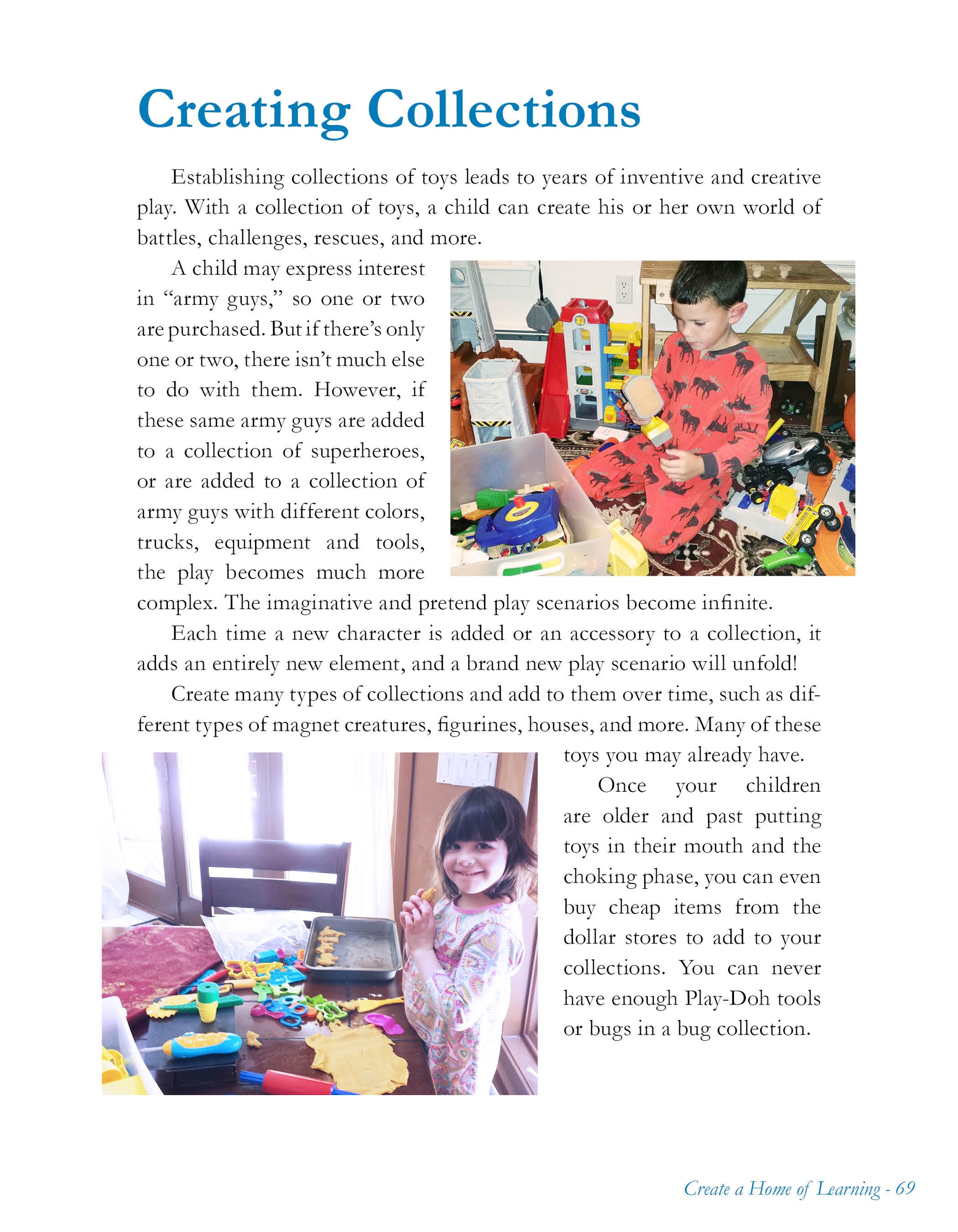 Create a Home of Learning- Award-Winning Simple and Easy-to-Follow Guide to Setting Up Your Home with Play Areas & Screen-Free Play. For Years of fun & Discovery!